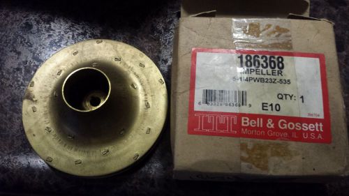 BELL &amp; GOSSETT 186368 BRONZE IMPELLER  5-1/4PWB23Z-535 -  NOS