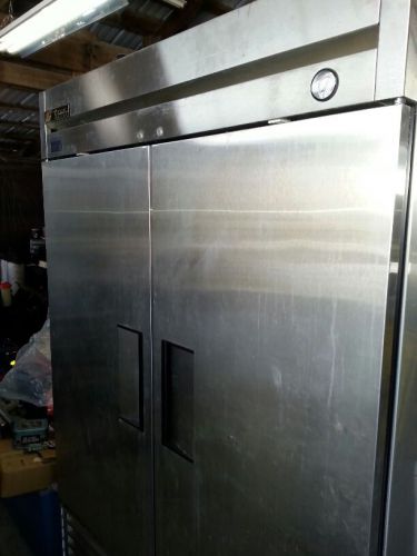 True t-49F two door freezer used