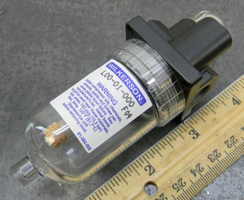 WILKERSON L00-01-000 PNEUMATIC LUBRICATOR AIR COMPRESSOR 1/8&#034; NPT NIB