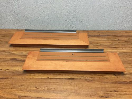 Slatwall Shelf Wood Finish Retail Store Fixture Display Lot 2