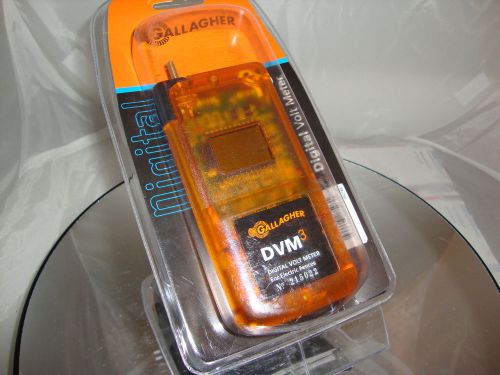 NEW Gallagher Digital Volt Meter DVM3 DVM Electric Fence Tester Fault Tool