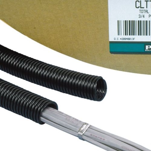 PANDUIT - CLTS50N-C TUBING, NON-SLIT CORRUGATED LOOM, 1/2IN ID, BLK, HIGH TEMP