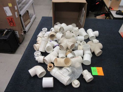 66 NIBCO 4-WAYS COUPLING INDUSTRIES PVC PIPE FITTING TEE  ELBOW PLUMBING NOS