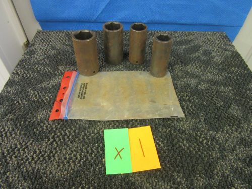 4 APEX IMPACT DEEP WELL SOCKET 1&#034; 1-1/8&#034; 1-1/4&#034; 1-5/16&#034; 1/2&#034; DRIVE PNEUMATIC