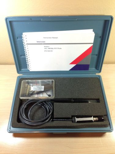 Tektronix p6202a 10x 500 mhz fet probe w/manual and case for sale