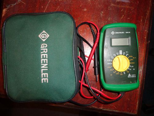 greenlee multi meter DM-20