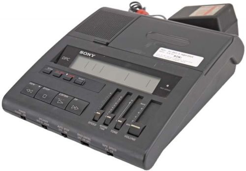Sony BM-89 Standard Cassette Transcriber Dictation Machine w/Adapter PARTS
