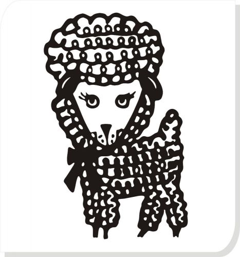 cute sheep car vinyl sticker decals truck window bumper decor #68