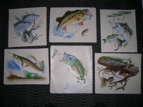 LOT #8 heat transfers ( 18 total) Fishing