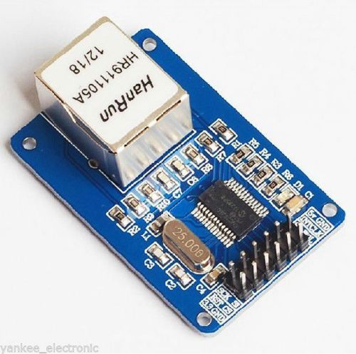 MIni 3.3v ENC28J60 LAN Ethernet Network Module Shield For Arduino MCU AVR 51 LPC