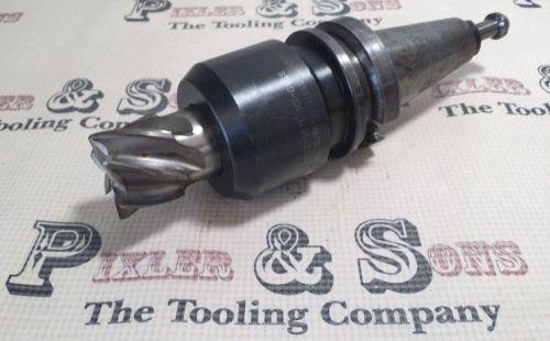 CARBOLOY 1.250&#034; BT40 40 TAPER MACHINE CNC MILL VMC END MILL HOLDER 3-1/4&#034; PROJ.