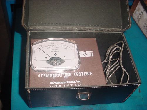 VINTAGE ASI- ADVANCE SCHOOLS INC,  DEGREES FAHRENHEIT PYROMETER THERMOMETER