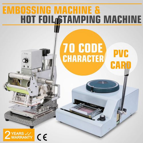 EMBOSSING MACHINE HOT FOIL PVC CARD BRONZING OWN DESIGNE MANUAL CREDIT GREAT