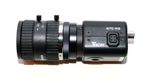 WATEC MONO CCD CAMERA WAT-502A 25MM COMPUTAR 1:1.4 LENS