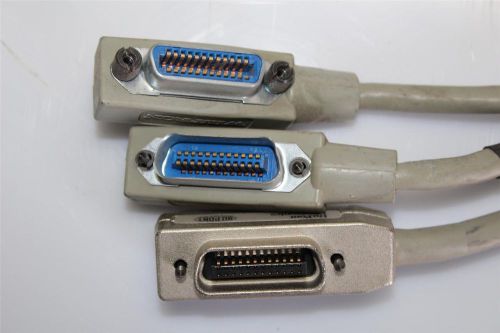 LOT OF 3 CABLE GPIB ( 2 WILTRON 55cm , 1 DU PONT ELECTRONICS 60cm )