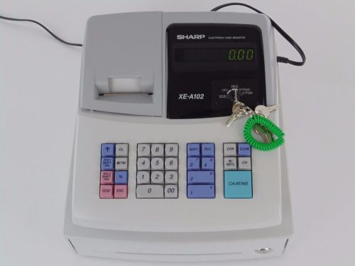 Sharp xe-a102 electronic cash register for sale
