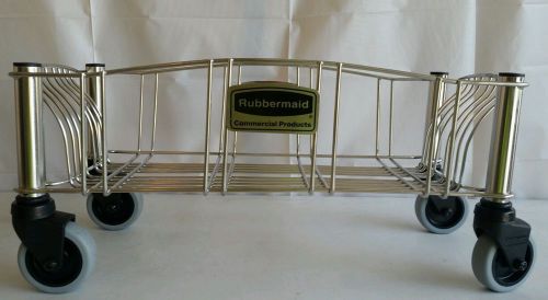 Rubbermaid Slim Jim Stainless Steel Dolly 3553