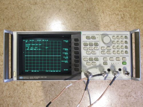 HP Agilent 8753A 300 kHz-3 GHz Network Analyzer, with time domain analysis