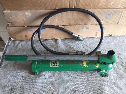 GREENLEE 755 10000 PSI HYDRAULIC HAND PUMP