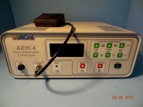 ACMI  AEH - 4 ELECTROHYDRAULIC  LITHOTRIPTER W FOOTSWITCH no Cable