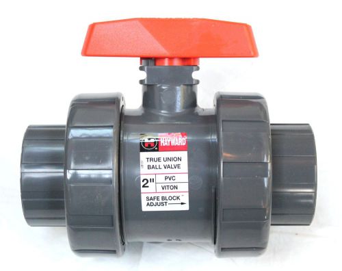 Hayward 2&#034; PVC True Union Ball Valve Type TB1200ST w/ Threaded &amp; Socket Fittings