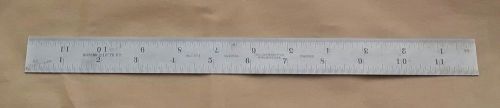 Vintage Tempered One Foot Starrett C374 Shrink 1-10&#034;/Ft. Rule !