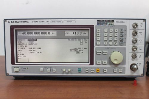 ROHDE &amp; SCHWARZ SMP04 ? 2 - 40GHz ? RF MICROWAVE SIGNAL GENERATOR B17  TESTED OK