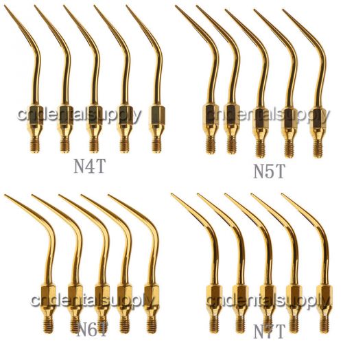 20 Dental Air Scaler Tip GOLD TIPS Compatible NSK T-MAX Supragingival scaling