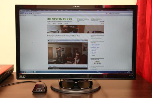 Planar SA2311W 23&#034; HD LCD Monitor - 1080p, 1920x1080, 16:9, 120Hz, 2ms