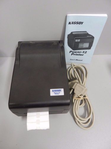 Kassoy Power-12 Thermal Label Printer with Manual GNPA031