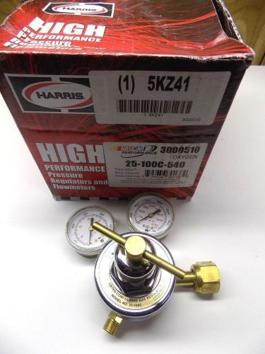 New Harris Oxygen Pressure Regulator. 25-100C-540