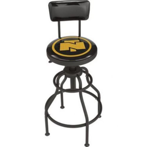 Adjustable Shop Stool with Backrest