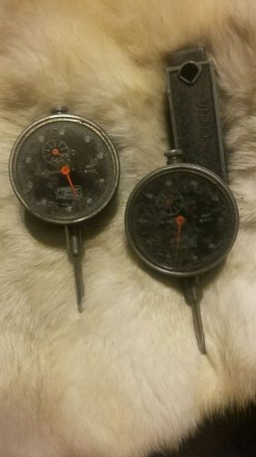 (2) Fowler Dial Indicators w/ Magnetic Bases