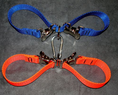 Hog Hobbles SELF LOCKING! Orange/Blue Sav-A-Jake