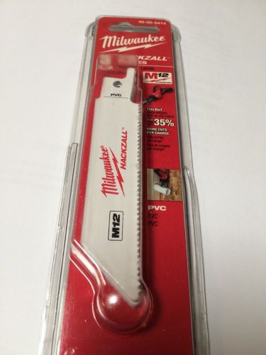 Milwaukee 49-00-5414 M12 Hackzall Blade-PVC 4 in. 5pk