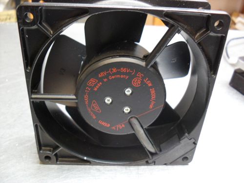 ebm - W2G107-AD05-12 - 48v DC 36-56v Axial Fan, Compact, Steel, NEW free ship