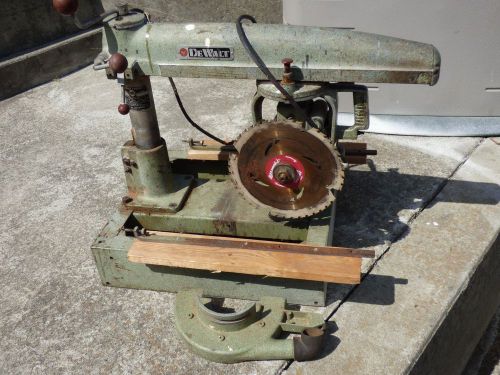 Vintage 1950&#039;s  dewalt  mbf amf radial arm circular saw for sale