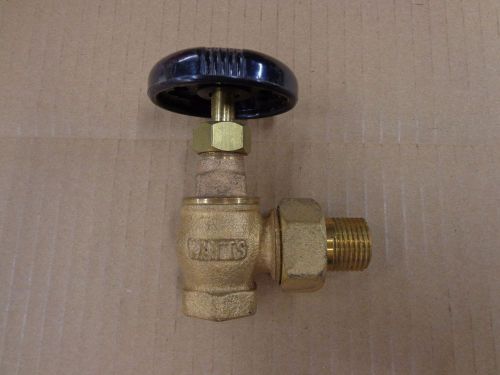 1/2&#034; Watts RA-1-AP Right Angle Radiator Supply Valve, NEW, Plumbing