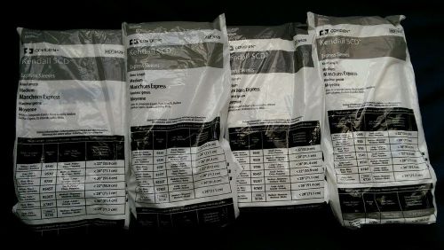 Covidien Kendall SCD Express Sleeves Medium 9529 Gray 4 Pairs New &lt;21&#034; (53.3 cm)