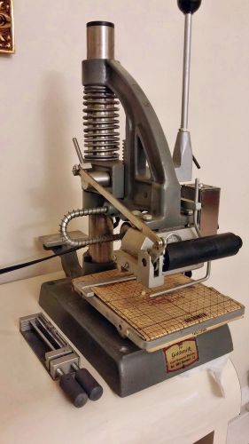 GOLDSMITH GOLD STAMPING MACHINE