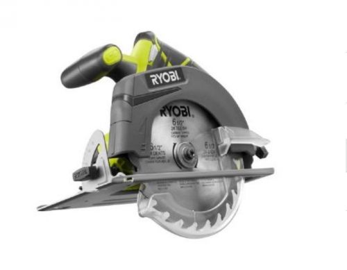 Ryobi one+ cordless circular saw 18-volt 6-1/2 in. powertool only wood cutting for sale