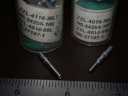 Approx 250pcs  Amphenol , TRW, Zzl-4116-36LT+4016-36LT Contact, Socket, Crimp