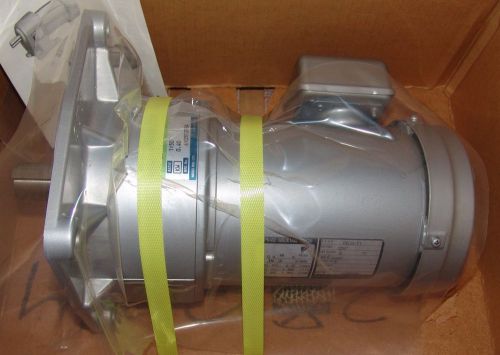 Gear motor GTR Nissei GFM-28 , 50 to 1 , .4kw , 220 vac , 3 phase , unused