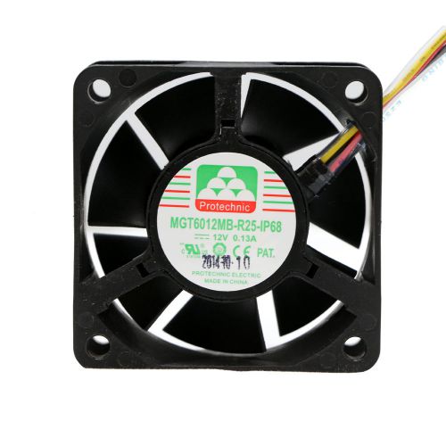 Protechnic 60mm IP68 Waterproof Fan MGT6012MB-R25 IP68 12VDC 18.59 CFM