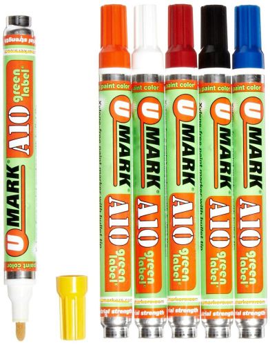 U-Mark 10150 A10 Color Assortment Paint Marker Set