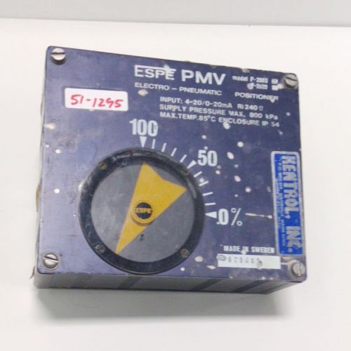 ESPE ELECTROC PNEUMATIC POSITIONER P-2000