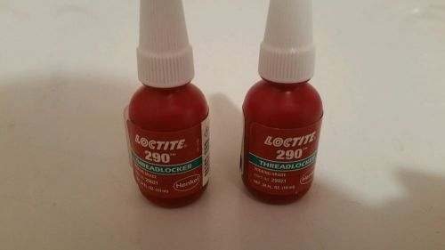 Two brand new bottles of loctite 290 threadlocker. 10 ml (.34oz), green, wicking for sale