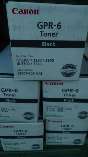 canon gpr6, 5 toners