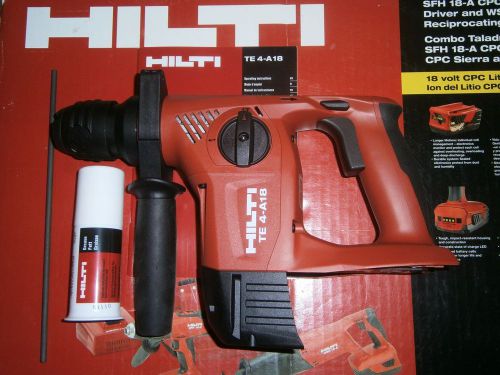 HILTI TE 4-A18,  18v  CORDLESS ROTARY HAMMER DRILL TOOL ONLY