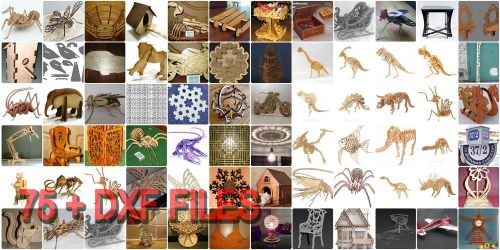 3D PUZZLE MORE THAN 75+ DXF files COLLECTION for CNC ROUTER &amp; LASER CUTTING